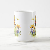 Butterfly & Wildflowers Koffie Mok (Center)