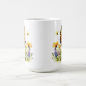Butterfly & Wildflowers Koffie Mok (Center)