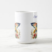 Butterfly & Wildflowers Koffie Mok (Center)