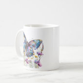 Butterfly & Wildflowers Koffie Mok (Voorkant links)