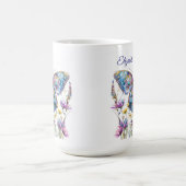 Butterfly & Wildflowers Koffie Mok (Center)