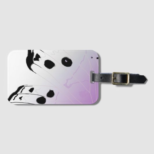 Butterfly Wing - Moeder van ParelSierkussen Bagagelabel (Voorkant (horizontaal))