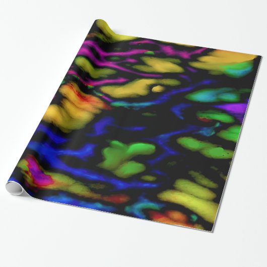 Butterfly Wing Neo Cadeaupapier (Uitgerold)