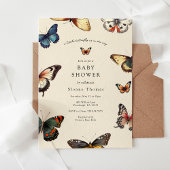 Butterfly Wings-Baby shower Kaart