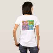 Butterfly Wings Inspirerend Woorden Aangepaste Shi T-shirt (Achterkant volledig)