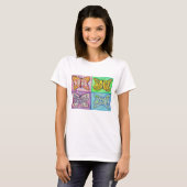 Butterfly Wings Inspirerend Woorden Aangepaste Shi T-shirt (Voorkant volledig)