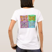 Butterfly Wings Inspirerend Woorden Aangepaste Shi T-shirt (Achterkant)