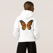 Butterfly Wings Kinder Hoodie Butterfly Sweatshirt (Achterkant volledig)