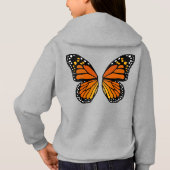 Butterfly Wings Kinder Hoodie Leuk Hooded Sweatshi (Achterkant)