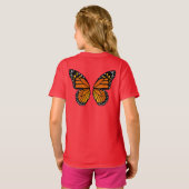 Butterfly Wings Kinder T-shirts Leuke Organische T (Achterkant volledig)
