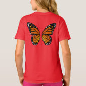 Butterfly Wings Kinder T-shirts Leuke Organische T (Achterkant)