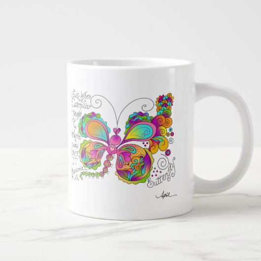 BUTTERFLY WINGS Mok door April McCallum (Rechts)