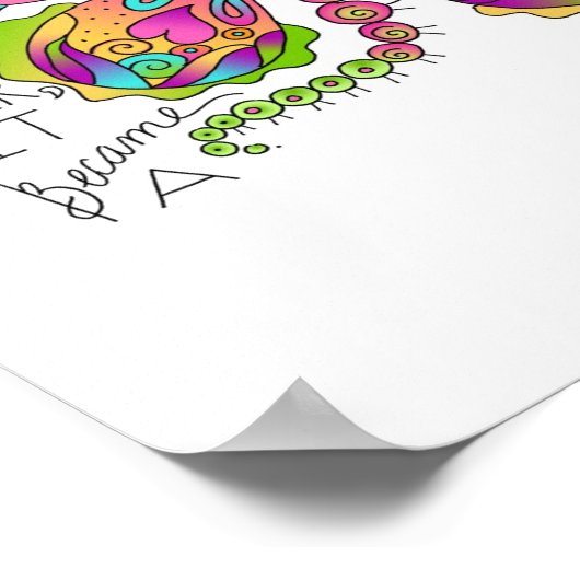 BUTTERFLY WINGS Poster door April McCallum (Hoek)