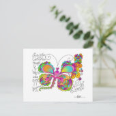 BUTTERFLY WINGS van April McCallum Briefkaart (Staand voorkant)