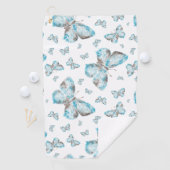 Butterfly Wings Wall Art Golfhanddoek (Insitu)