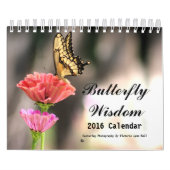Butterfly Wisdom 2016 Kalender (Hoes)