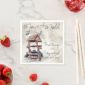 BUTTERFLY WISHING GOED PAPIERNAPKINS SERVETTEN (Insitu)