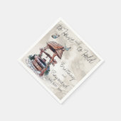 BUTTERFLY WISHING GOED PAPIERNAPKINS SERVETTEN (Hoek)