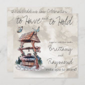 BUTTERFLY WISHING GOED WEDDING KAART (Voorkant / Achterkant)