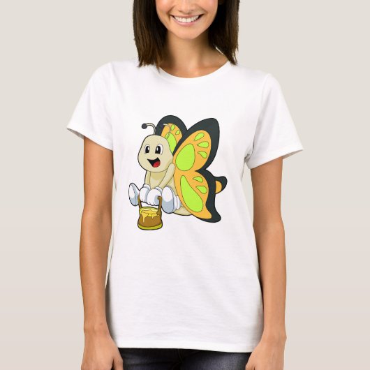 Butterfly with Honey T-shirt (Voorkant)