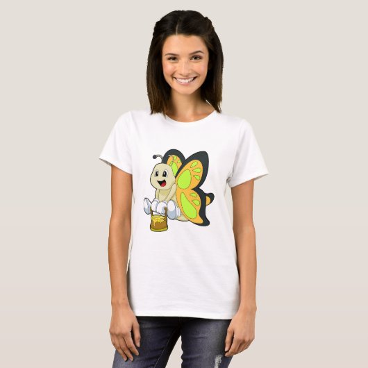 Butterfly with Honey T-shirt (Voorkant volledig)