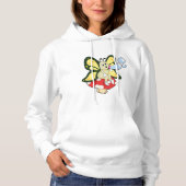 Butterfly with Soap bubbles Hoodie (Voorkant)