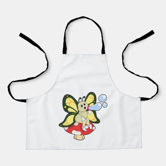 Butterfly with Soap bubbles Schort (Voorkant)