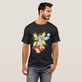 Butterfly with Soap bubbles T-shirt (Voorkant volledig)