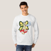 Butterfly with Soap bubbles T-shirt (Voorkant volledig)