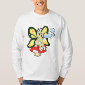 Butterfly with Soap bubbles T-shirt (Voorkant)