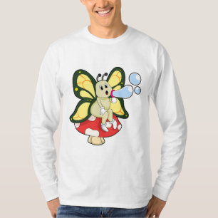 Butterfly with Soap bubbles T-shirt