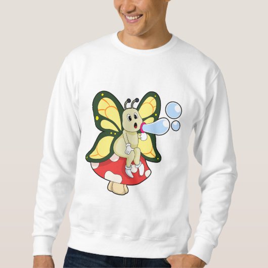 Butterfly with Soap bubbles Trui (Voorkant)