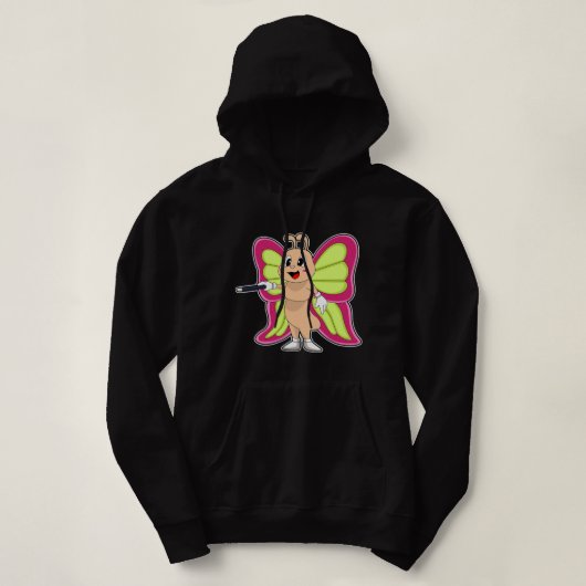 Butterfly Wizard Toverstaf Hoodie (Design voorkant)