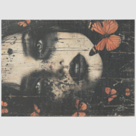 Butterfly Woman Tissuepapier