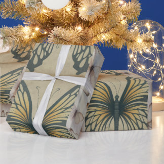 Butterfly Wonderland design Inpakpapier