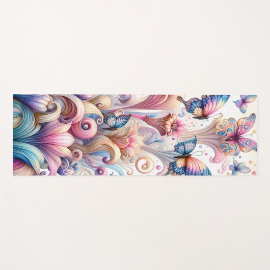 Butterfly Yogamat (Voorkant (horizontaal))