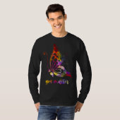 Butterfly You Matter LGBT Suicide Prevention Aware T-shirt (Voorkant volledig)