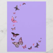 Butterfly zei dat ze Vrijgezellenfeest Game zei Flyer (Achterkant)