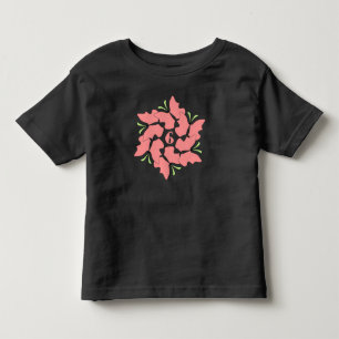 Butterfly zesde verjaardagsfeestje kinder shirts