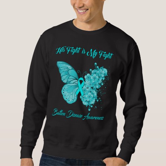 Butterfly zijn gevecht is mijn gevecht Batten ziek Trui (Voorkant)
