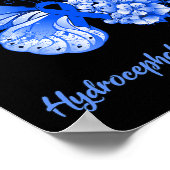 Butterfly Zijn gevecht is mijn strijd tegen Hydroc Poster (Hoek)