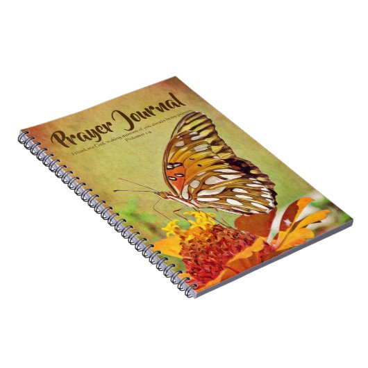 Butterfly Zinnia Prayer Journal Notitieboek (Rechterzijde)