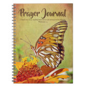 Butterfly Zinnia Prayer Journal Notitieboek (Voorkant)