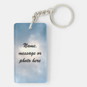 Butterfly "Zo geliefd" gedicht Sleutelhanger (achterkant)