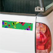 Butterfly-zwerm Bumpersticker (Op Truck)