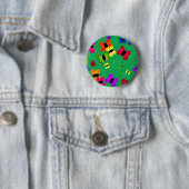 Butterfly-zwerm Ronde Button 5,7 Cm (In situ)