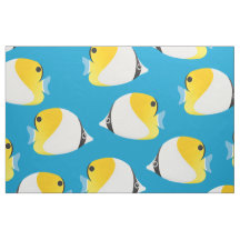 Butterflyfish Tropical Fish Print Patroon