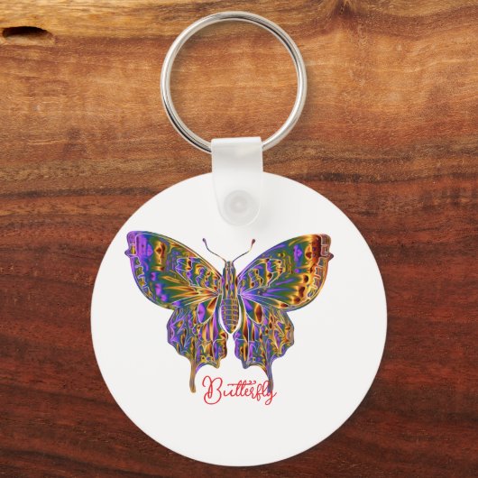 ButterflyKeychain Sleutelhanger (Achterkant)