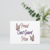 butterflyproudmomcoastguard briefkaart (Staand voorkant)