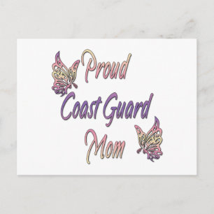 butterflyproudmomcoastguard briefkaart
